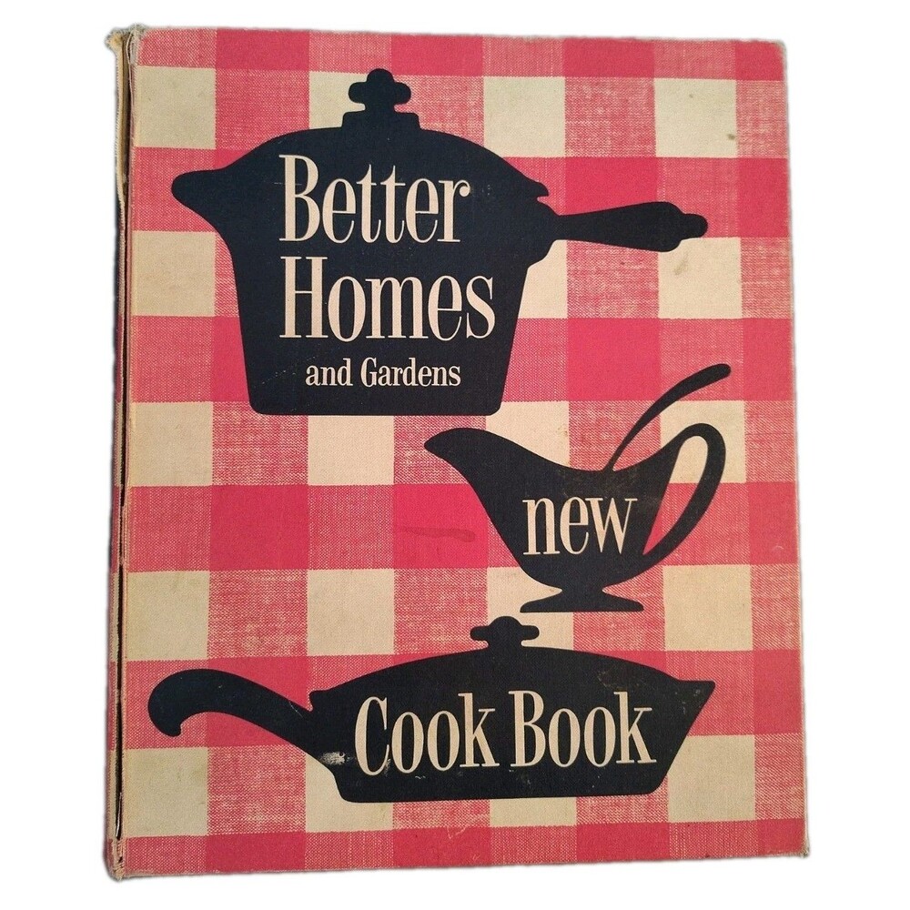 Vintage 1953 Better Homes and Gardens New Cook Book 1st Edition 9th Print Binder